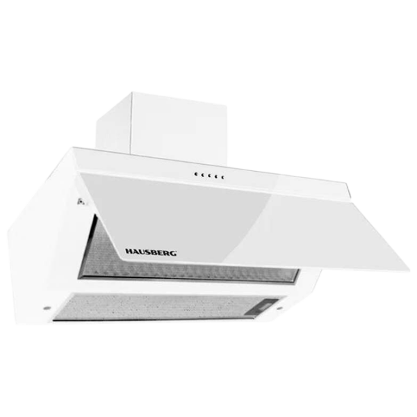 Hotă HAUSBERG HB-1275AB White 60 cm, Recirculare, 450 m³/h photo 1