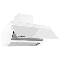 Hotă HAUSBERG HB-1275AB White 60 cm, Recirculare, 450 m³/h