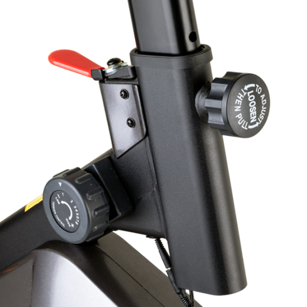 Bicicletă fitness Insportline Agneto Gray Red , 120 kg photo 8