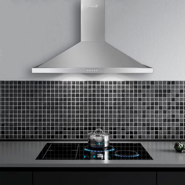 Hotă HAUSBERG HB-1360 Inox 90 cm, Recirculare, 650 m³/h photo 5