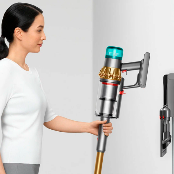 Aspirator vertical Dyson V15 Detect Absolute Gold 660 W | Uscată | Container | 0.76 l photo 6