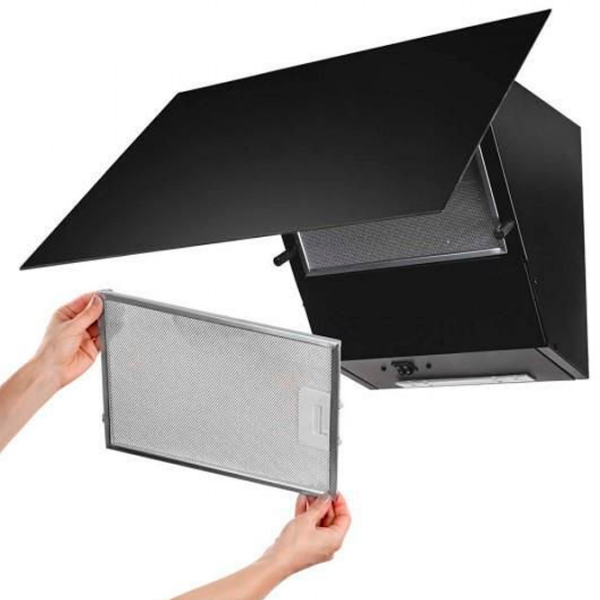 Hotă Muhler АМК-3065GМ Black 60 cm, Recirculare, 425 m³/h photo 3