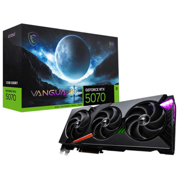 Видеокарта MSI GeForce RTX 5070 VANGUARD SOC 12 ГБ PCI Express x16 5.0 photo 6