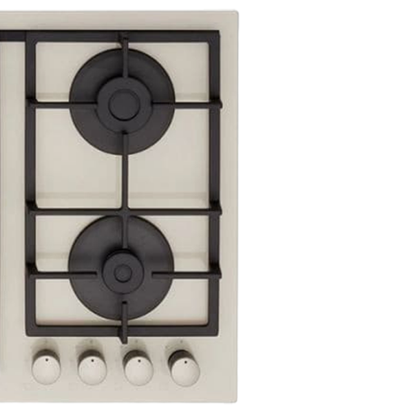 Plită încorporabilă pe gaz Lanova 116400C5C2425 Beige Oțel emailat, Gratare: Fontă photo 3