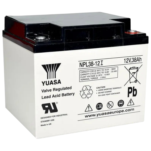 Acumulator pentru UPS Yuasa NPL38-12I 12 V 38 Ah White  photo 1