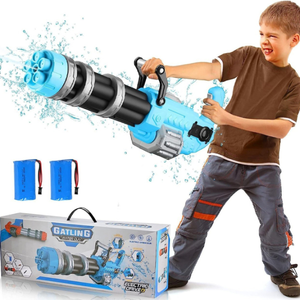 Водяной пистолет Water Gun Gatlin LD-588D Синий водяной, Вода, 4+ photo 2