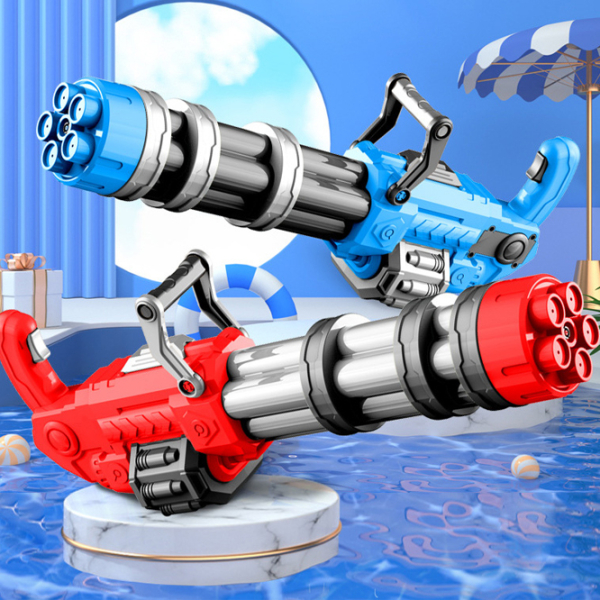 Водяной пистолет Water Gun Gatlin LD-588D Красный водяной, Вода, 4+ photo 3