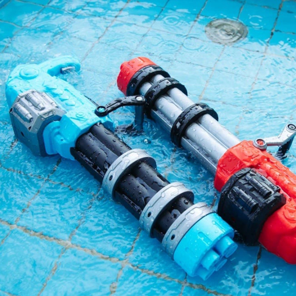 Водяной пистолет Water Gun Gatlin LD-588D Красный водяной, Вода, 4+ photo 4