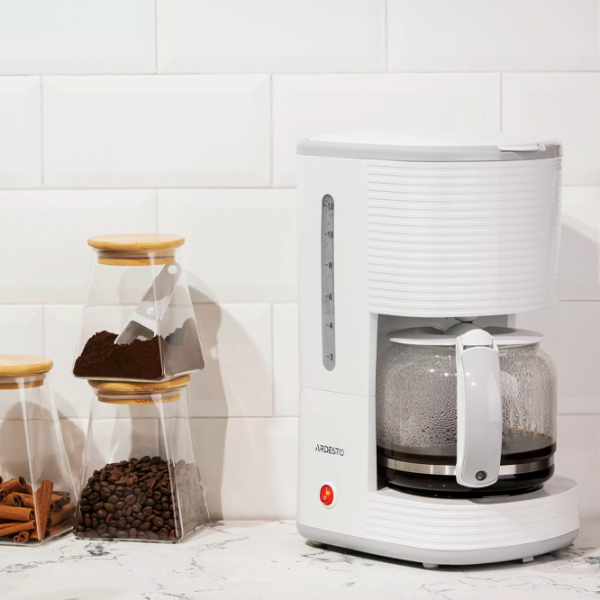 Aparat de cafea Ardesto FCM-D17WG White 1080 W, 1.5 l, Boiler photo 14