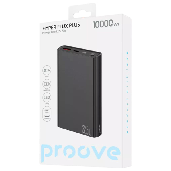 Power Bank 10000 мАч Proove Hyper Flux Plus (22.5 Вт) Черный  photo 4