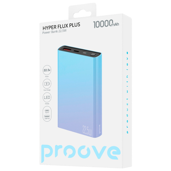 Power Bank 10000 мАч Proove Hyper Flux Plus (22.5 Вт) Gradient  photo 4