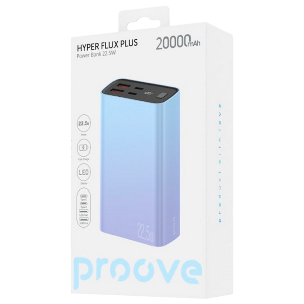 Power Bank 20000 мАч Proove Hyper Flux Plus (22.5 Вт) Gradient  photo 4