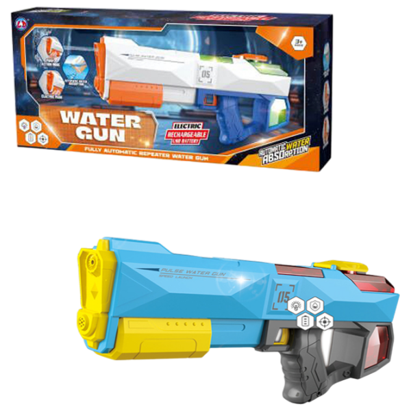 Водяной пистолет Water Gun 2in1 Pump LD-600 Синий водяной, Вода, 3+ photo 2