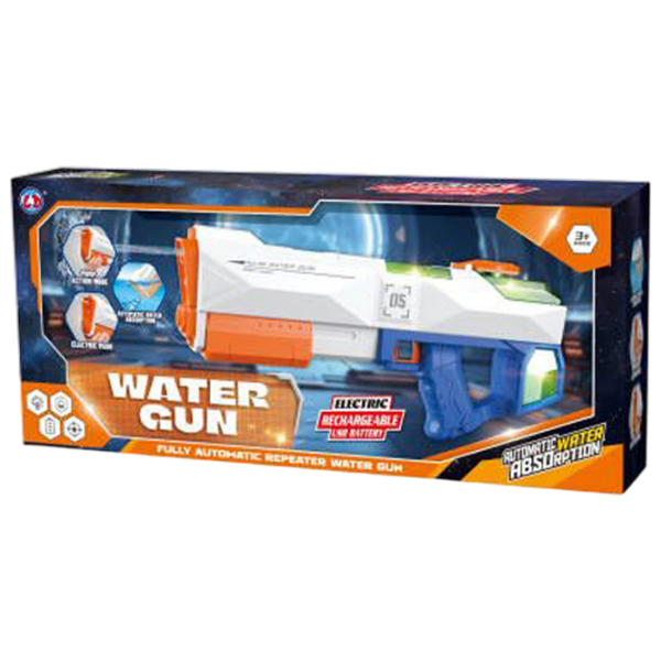 Водяной пистолет Water Gun 2in1 Pump LD-600D Белый водяной, Вода, 3+ photo 3