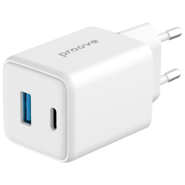 Сетевое зарядное устройство Proove Pure Gan (45 Вт) Белый 2.25 A / Белый photo 2