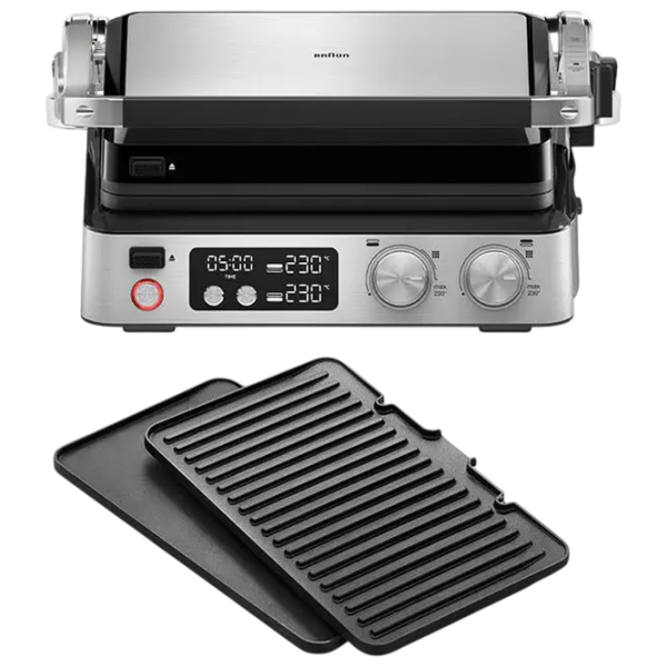 Grill electric Braun CG 7040 Black 2000 W, Contact, Barbecue, 230 °С photo 8
