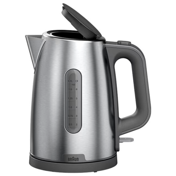 Электрочайник Braun WK1500GY Нержавеющая сталь 2200 Вт, 1.7л, Внутреннее покрытие: Нержавеющая сталь photo 5