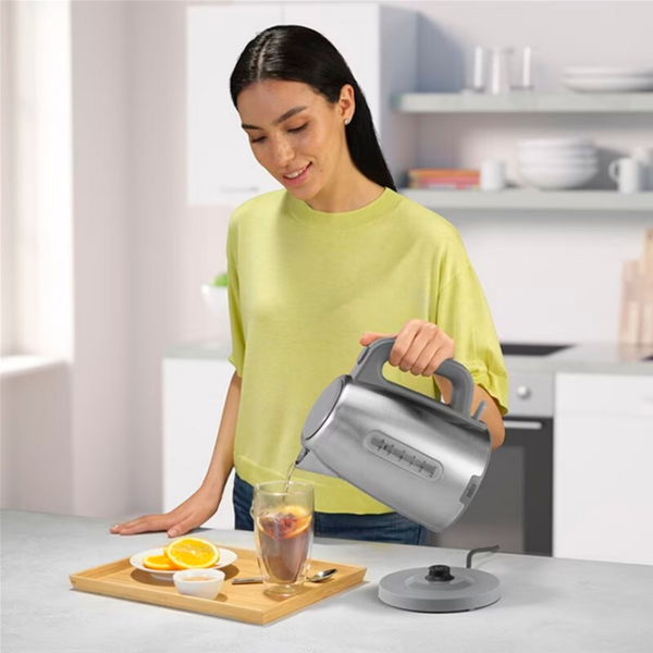 Электрочайник Braun WK1500GY Нержавеющая сталь 2200 Вт, 1.7л, Внутреннее покрытие: Нержавеющая сталь photo 6