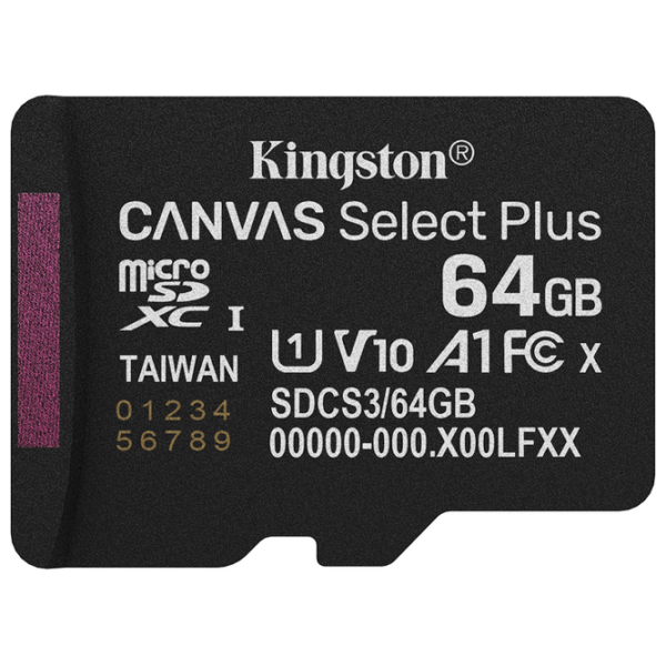 MicroSD Kingston Canvas Select Plus 64 GB  photo 3