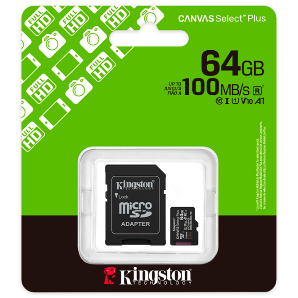 MicroSD Kingston Canvas Select Plus 64 GB  photo 4