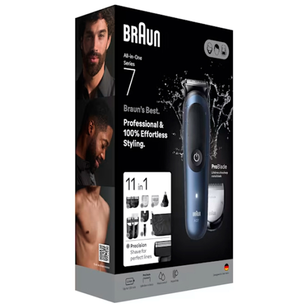 Машинка для стрижки Braun AIO7540 Синий  photo 6