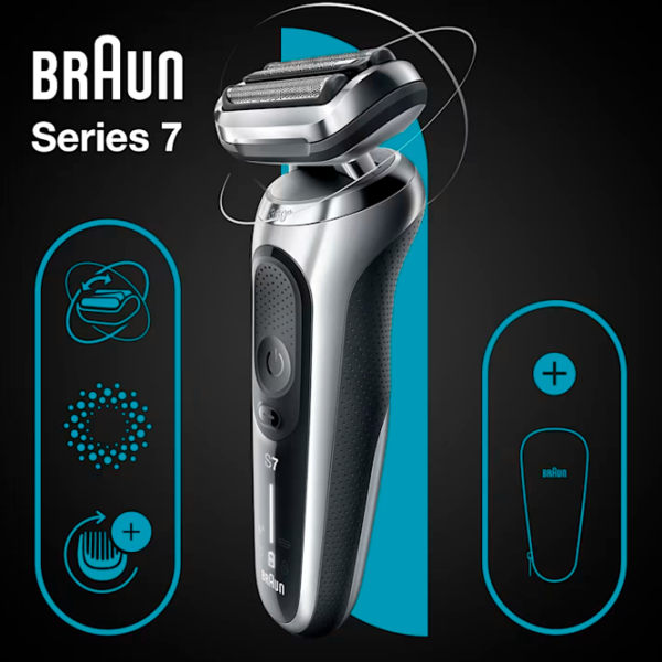 Trimmer facial Braun 71-S1000s Silver  photo 3