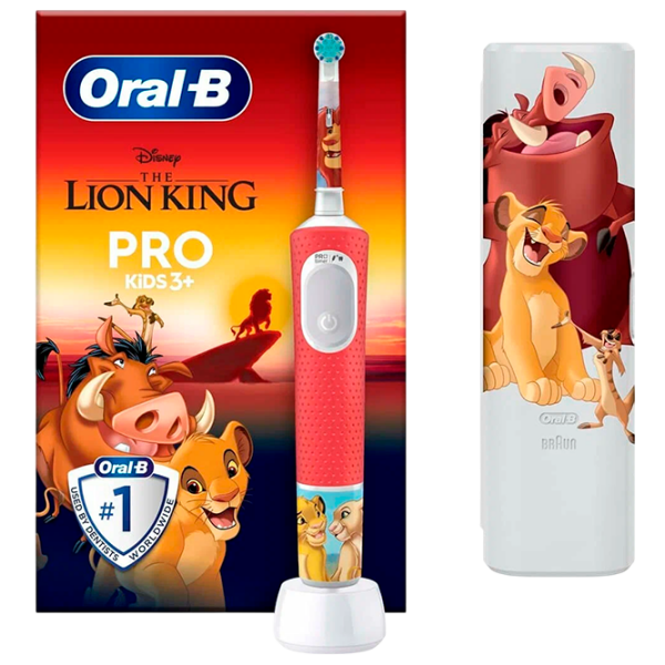 Periuță de dinți electrică Braun Vitality PRO Kids 3 Lion King White  photo 2