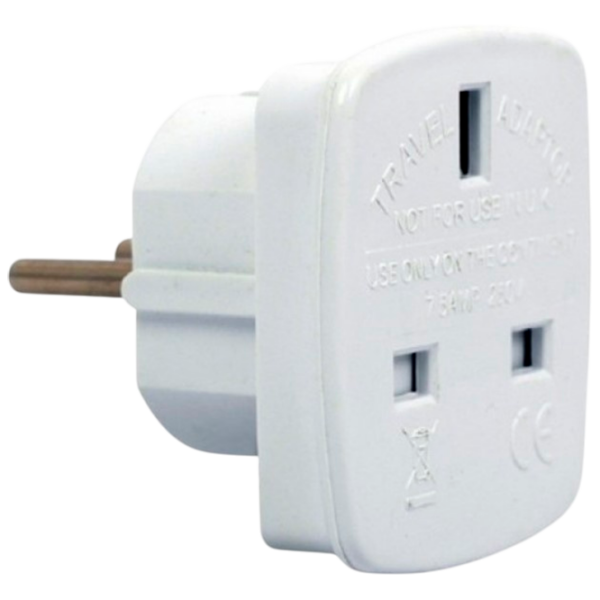 Adaptor Cablexpert A-AC-UKEU-001 White  photo 2