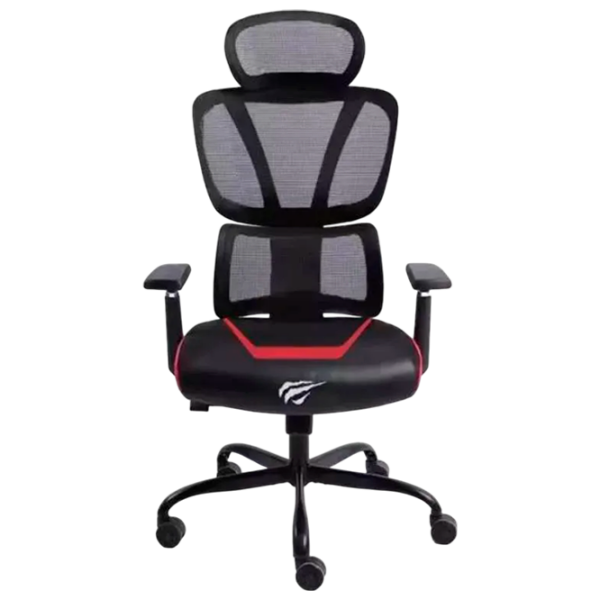 Scaun Gaming Havit GC919 Black Red  photo 1