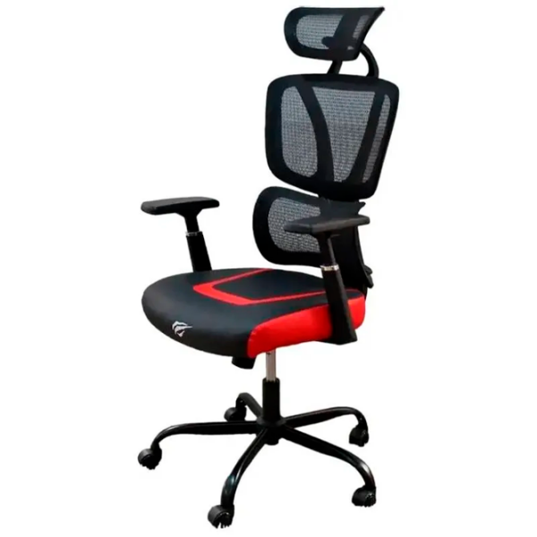 Scaun Gaming Havit GC919 Black Red  photo 2