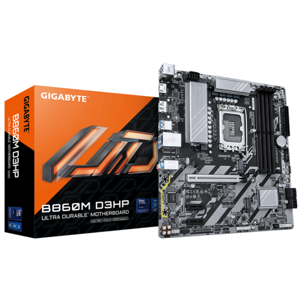 Материнская плата Gigabyte B860M D3HP mATX  photo 4