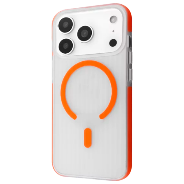Husă pentru smartphone Apple iPhone 17 Pro (ASTRO) Orange Transparent Proove, TPU, MagSafe Back
