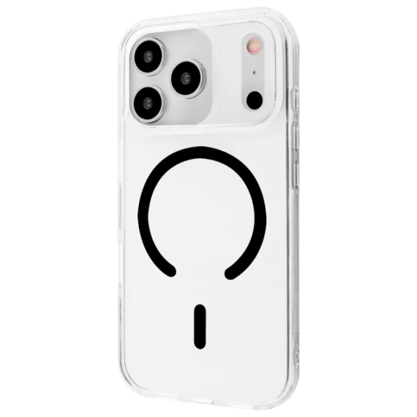 Husă pentru smartphone Apple iPhone 17 Pro (Blossom) Black Transparent Proove, TPU, MagSafe Back
