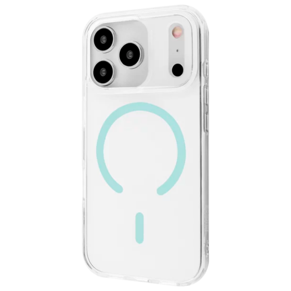 Husă pentru smartphone Apple iPhone 17 Pro (Blossom) Mint Transparent Proove, TPU, MagSafe Back