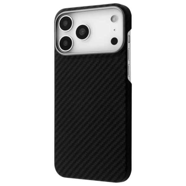 Чехол для смартфона Apple iPhone 17 Pro Max (Carbon Slim) Угольный Черный Proove, ТПУ, MagSafe Back