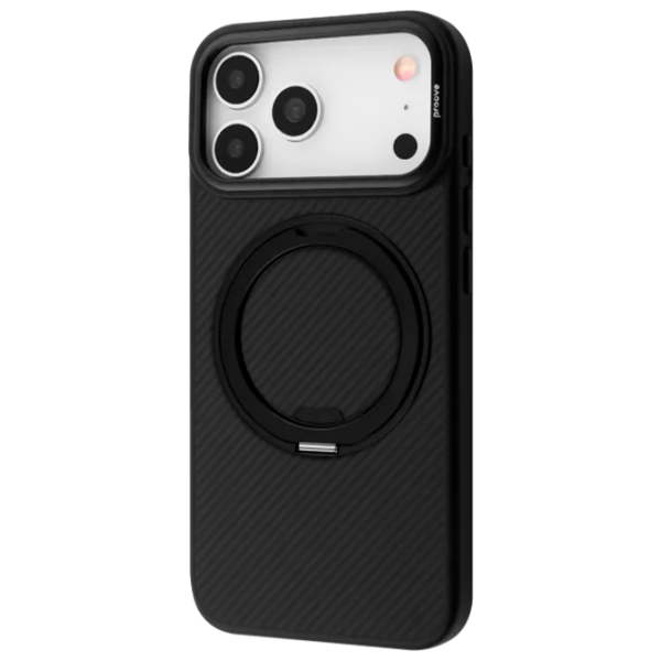 Husă pentru smartphone Apple iPhone 17 Pro (Reinforce) Carbon Black Proove, TPU, MagSafe Back
