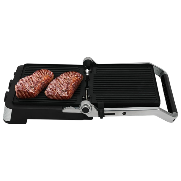 Grill electric Polaris PGP 7001D Silver 2000 W, Contact, Barbecue, 230 °С photo 2