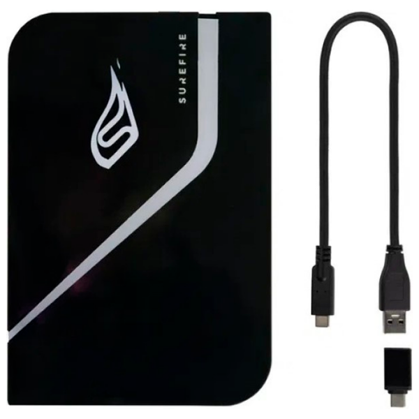Unități de stocare externe SSD Verbatim Surefire PyroDrive Gaming 2 TB Black  photo 3
