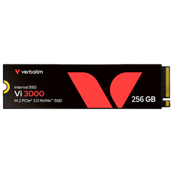 SSD Verbatim Vi3000 M.2 NVMe 256 GB Viteza de citire: 3100 MB/s,
Viteza de inscriere: 1300 MB/s photo 1