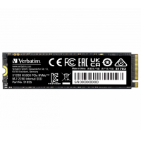 SSD Verbatim Vi5000 M.2 NVMe 512 GB Viteza de citire: 5000 MB/s,
Viteza de inscriere: 2500 MB/s