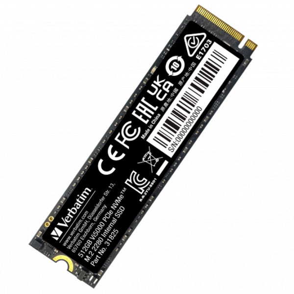 SSD Verbatim Vi5000 M.2 NVMe 512 GB Viteza de citire: 5000 MB/s,
Viteza de inscriere: 2500 MB/s photo 3