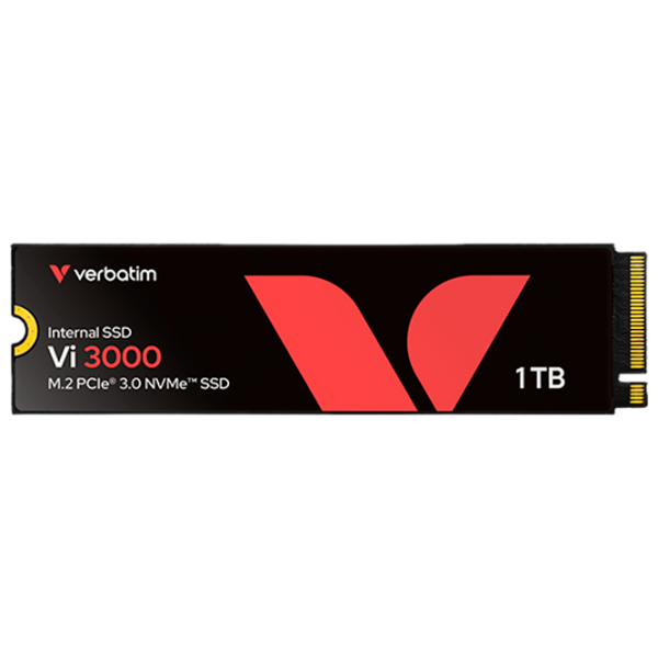 SSD Verbatim Vi3000 M.2 NVMe 1 ТБ Скорость чтения: 3100 MБ/с,Скорость записи: 2200 МБ/с photo 1