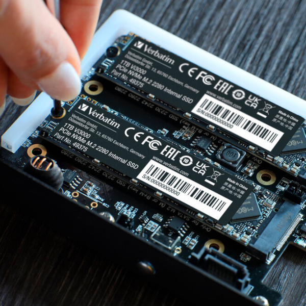 SSD Verbatim Vi3000 M.2 NVMe 1 ТБ Скорость чтения: 3100 MБ/с,Скорость записи: 2200 МБ/с photo 3