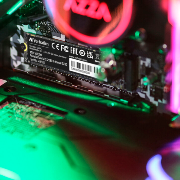SSD Verbatim Vi3000 M.2 NVMe 1 ТБ Скорость чтения: 3100 MБ/с,Скорость записи: 2200 МБ/с photo 5
