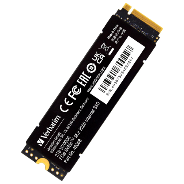 SSD Verbatim Vi7000G M.2 NVMe 2 TB Viteza de citire: 7000 MB/s,
Viteza de inscriere: 6500 MB/s photo 6