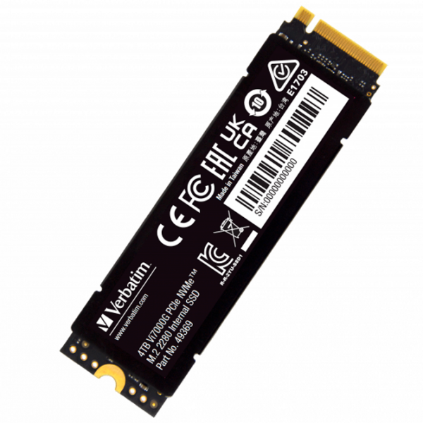 SSD Verbatim Vi7000G M.2 NVMe 4 TB Viteza de citire: 7000 MB/s,
Viteza de inscriere: 6400 MB/s photo 3