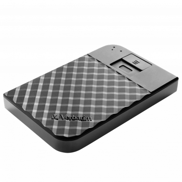 Unitate externă de stocare HDD Verbatim Fingerprint Secure 2 TB Black  photo 2