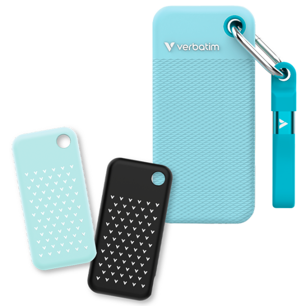 Unități de stocare externe SSD Verbatim Pocket Colour Edition 1 TB Polar Blue  photo 4