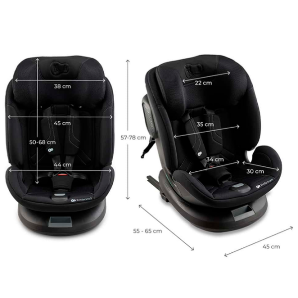Scaun auto KinderKraft Xpedition 3 KCXPED03BLK0000 Black 0 luni - 12 ani, 36 kg photo 7