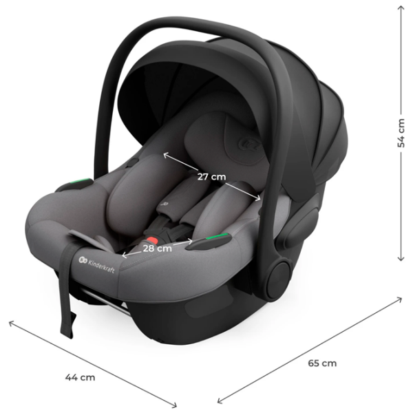 Scaun auto KinderKraft I-Light KCILIT00GRY0000 Gray 0 luni - 1 an, 13 kg photo 4